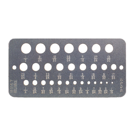 29 HOLE METAL DRILL GAUGE