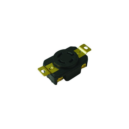 Twist Lock Wall Mount Receptacles - 2 Pole 3 Wire 30A 125V