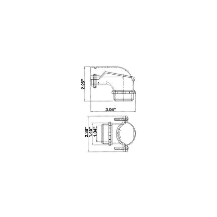 Squeeze Box Connectors - 90° 1"