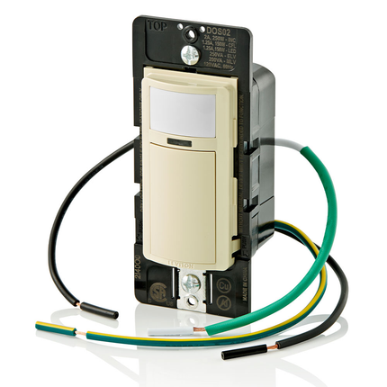Decora Occupancy Motion Sensor Light Switch, Auto-On, 2A, Residential Grade, Single Pole