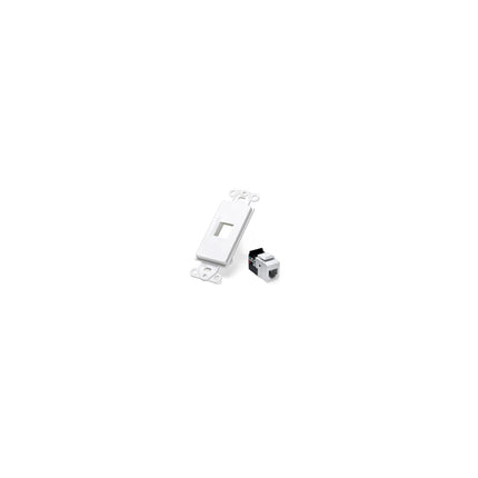LEVITON 41640-W WH INSERT DECORA 1-PORT