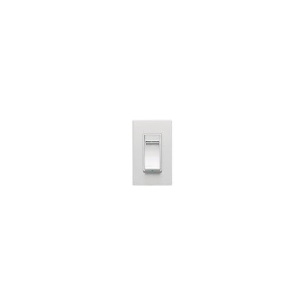 Vizia RF + 1.5A Scene Capable Quiet Fan Speed Control for single pole, 3-way or more applications, with LED locator and fan speed display. White face assembled on device, ivory and light almond faces included.