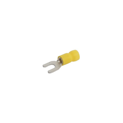 Vinyl Insulated Fork/Spade Terminals 25 Pack - 12-10 Wire, #10 Stud