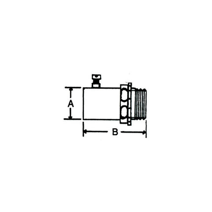 EMT Set Screw Connectors - Steel 2"