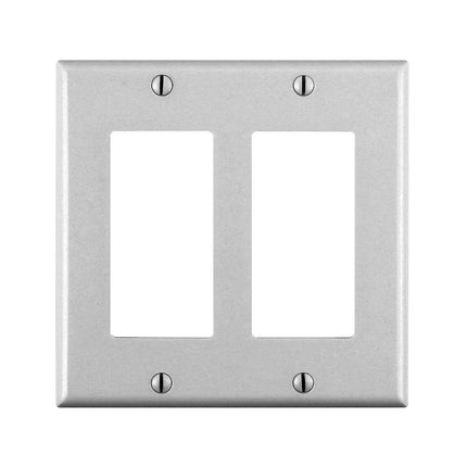 Decora Antimicrobial Treated 2-Gang Wallplate