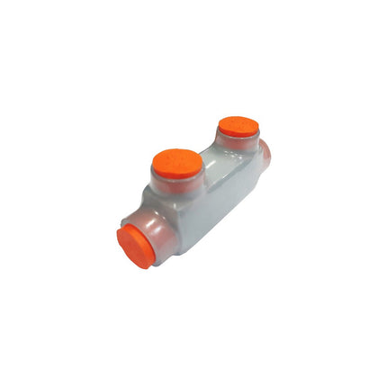 Clear Insulated Connector - In-Line 2 Ports 250 - 6