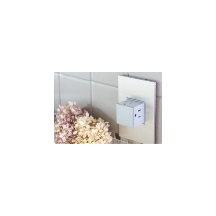 adorne® Satin Nickel 1-Gang Screwless Wall Plate
