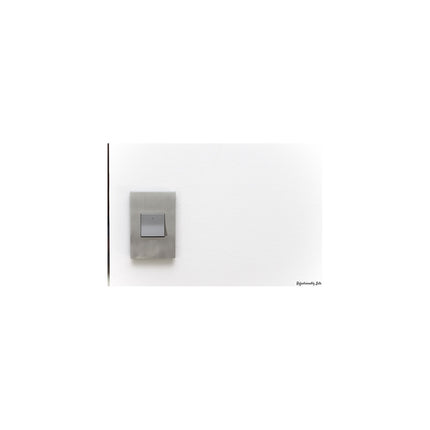 adorne® Satin Nickel 1-Gang Screwless Wall Plate