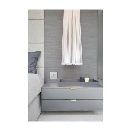 adorne® Satin Nickel 1-Gang Screwless Wall Plate