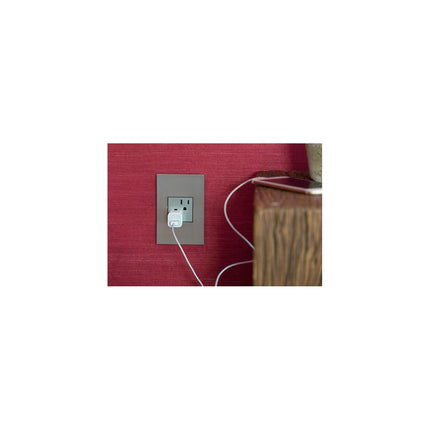 adorne® Satin Nickel 1-Gang Screwless Wall Plate