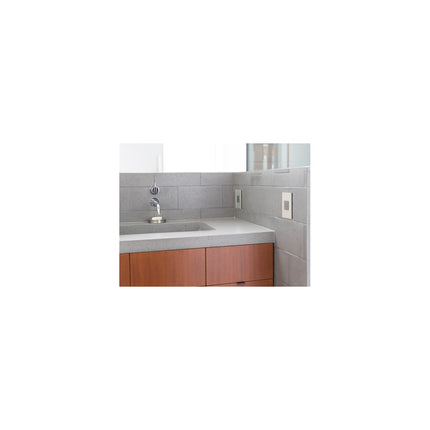adorne® Satin Nickel 1-Gang Screwless Wall Plate