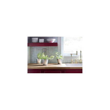adorne® Satin Nickel 1-Gang Screwless Wall Plate