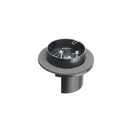 L-shaped fan and fixture vapor box. 70lb fan, 200lb fixture rated for 1/2" or 5/8" drywall. 25.0 cu. 2 Hour Fire Rating. Flange forms a protective barrier against air infiltration.