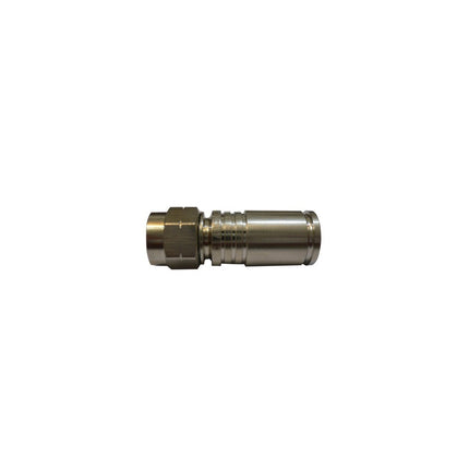 F Male Compression Connectors Hi-Continuity Brass RG6U 10 Pk