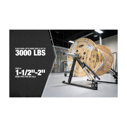 56824501 - MAXISJAX - 3,000 LBS. Reel Stands (pair)