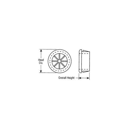 Snap Bushings with Shutters 1.35" (1" Trade)