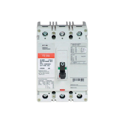 EATON FD3080 EATON SERIES C COMPLETE MOLDED CASE CIRCUIT BREAKER, F-FRAME, FD, COMPLETE BREAK