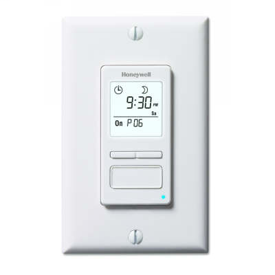 EconoSwitch™ for lights and motors with Solar Timetable, White