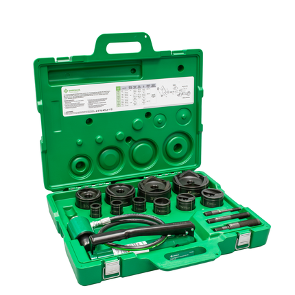 11-Ton Hydraulic Knockout Kit with Hand Pump and Slug-Buster® 1/2" - 4"