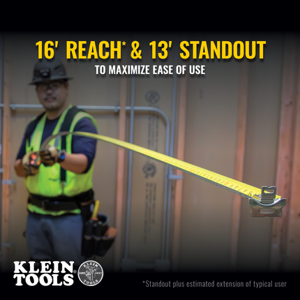 Tape Measure, 25-Foot Magnetic Double-Hook