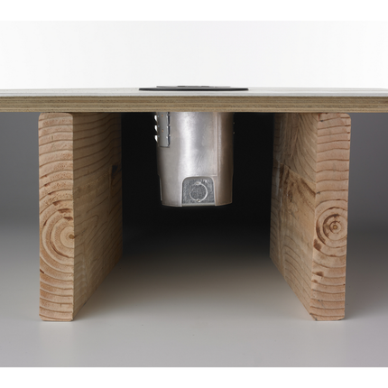 Recessed 4" Series, Cast Aluminum Box with Brushed Brass Plated Cover