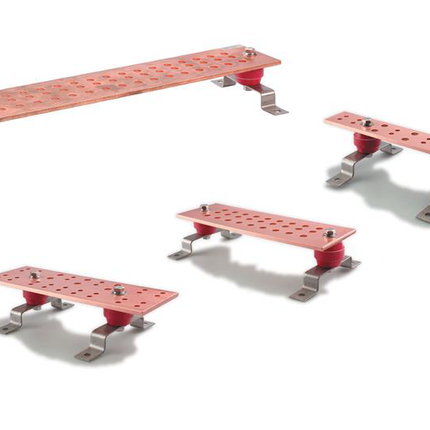 Standard Busbar - 4"H x 12"W x 0.25"D (100 mm x 300 mm x 6.4 mm)