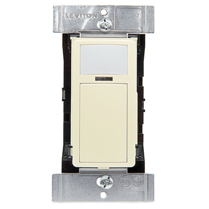 Smart Sensor, PIR, Wallbox Occupancy Sensor/Vacancy Sensor, App configurable, 120VAC, Commercial Grade, Ivory