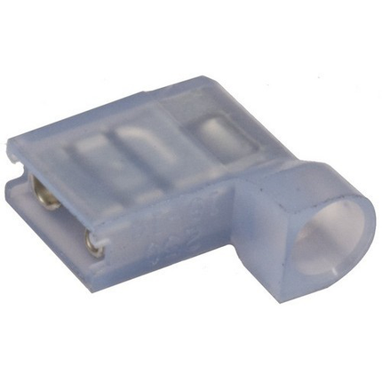 Nylon Fully Insulated Flag Female Disconnects - 16-14 Wire, .032x.187 Tab