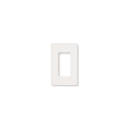 LUTRON SC-1-BW SATIN WALLPLATE 1GANG SC-1-BW