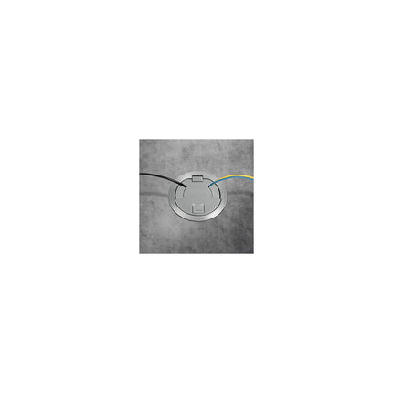 WIREMOLD 6AT2PAA3H 6IN 3HR PREWIRED FLUSH BRUSHED AL