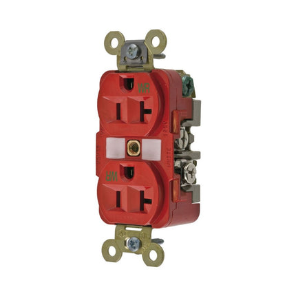 HUBBELL HBL5362RWR WR RCPT DUP SB HD SPEC 20A 125V RD