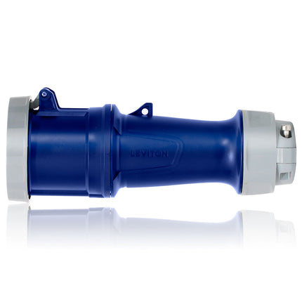 LEVITON 5100C9WLEV 100 AMP PIN & SLEEVE CONNECTOR-BLUE