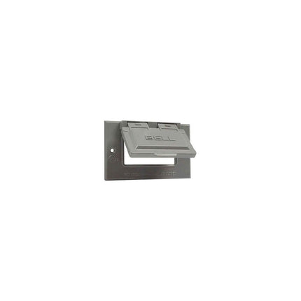 RACO 5101-0 1G HORIZONTAL WP COVER GFCI - GRAY