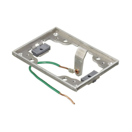 HUBBELL SA5017GR COVER FLANGE W/GROUND WIRE RECT ALU