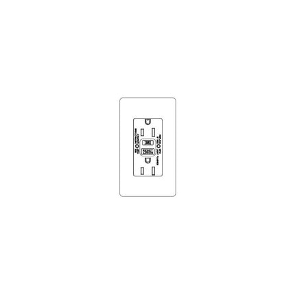 LUTRON SCR-20-GFST-CS SATIN 20A RECP SLF-TSTING GFCI SCR-20-GFST-CS