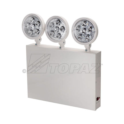 SOUTHWIRE EL3/LED/WH-NYC 3PK STEEL 3-HEAD LED EMERGENCY LIGHT NYC APPROVED