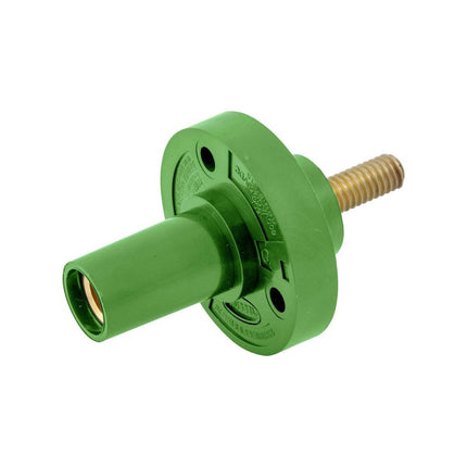 HUBBELL HBL15FRSGN SINGLE POLE SER 15 RECEP STUD 150A GN