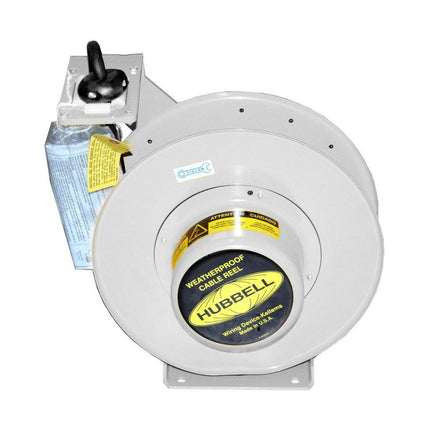 HUBBELL HBL501232WM1 W/PROOF ELEC REEL 50 FT 12/3 SO COR