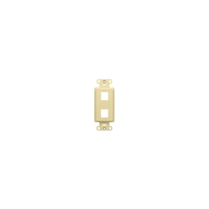 LEGRAND WP3412-LA DECOR OUTLET STRAP 2 PORT LA (M10)