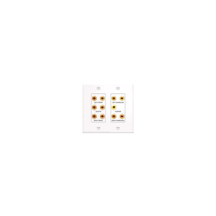 LEGRAND F9004-WH 5.1 HOME THEATER OUTLET STRAPS WH