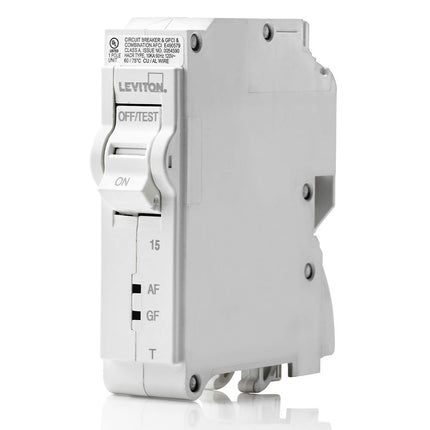 LEVITON LB115-DFT 15A 1-POLE TM AFCI/GFCI BRKR