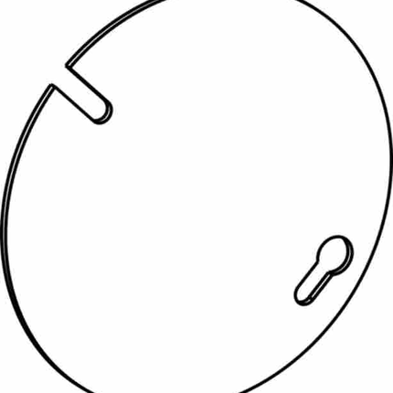 FLAT, 3-1/2" ROUND BLANK COVER