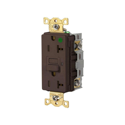 HUBBELL GFR83 20A 125VAC COMM HG GFR BROWN