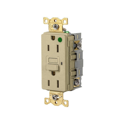 HUBBELL GFR82I 15A 125VAC COMM HG GFR IVORY