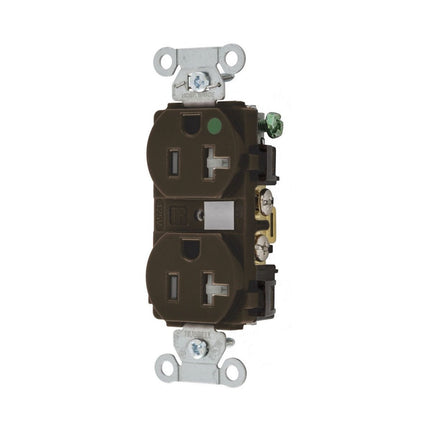 HUBBELL 8300TRA HUBBELL-PRO HG DPLX 20A/125V TR BR