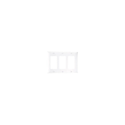 PASS&SEYM. SP263-W PLATE PLASTIC 3G 3SPLEX W/OUT LINE W