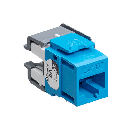 LEVITON 6110G-RL6 EXTREME CAT 6A UTP JACK BLUE