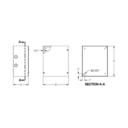 1100-DF101006, Pull/Junction Box
