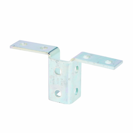 Eaton B-Line series strut fittings and accessories, 3.93" Height, 9.18" Length, 1.68" Width, 1.85lbs, Steel, Ten hole double wing fitting, Stainless steel type 304