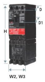 CED63B020, Molded Case Circuit Breaker